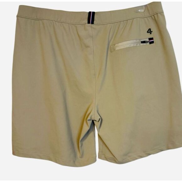 Four Laps Equip Short Size Medium Men's Athletic Fit Khaki Recycled - Picture 3 of 11